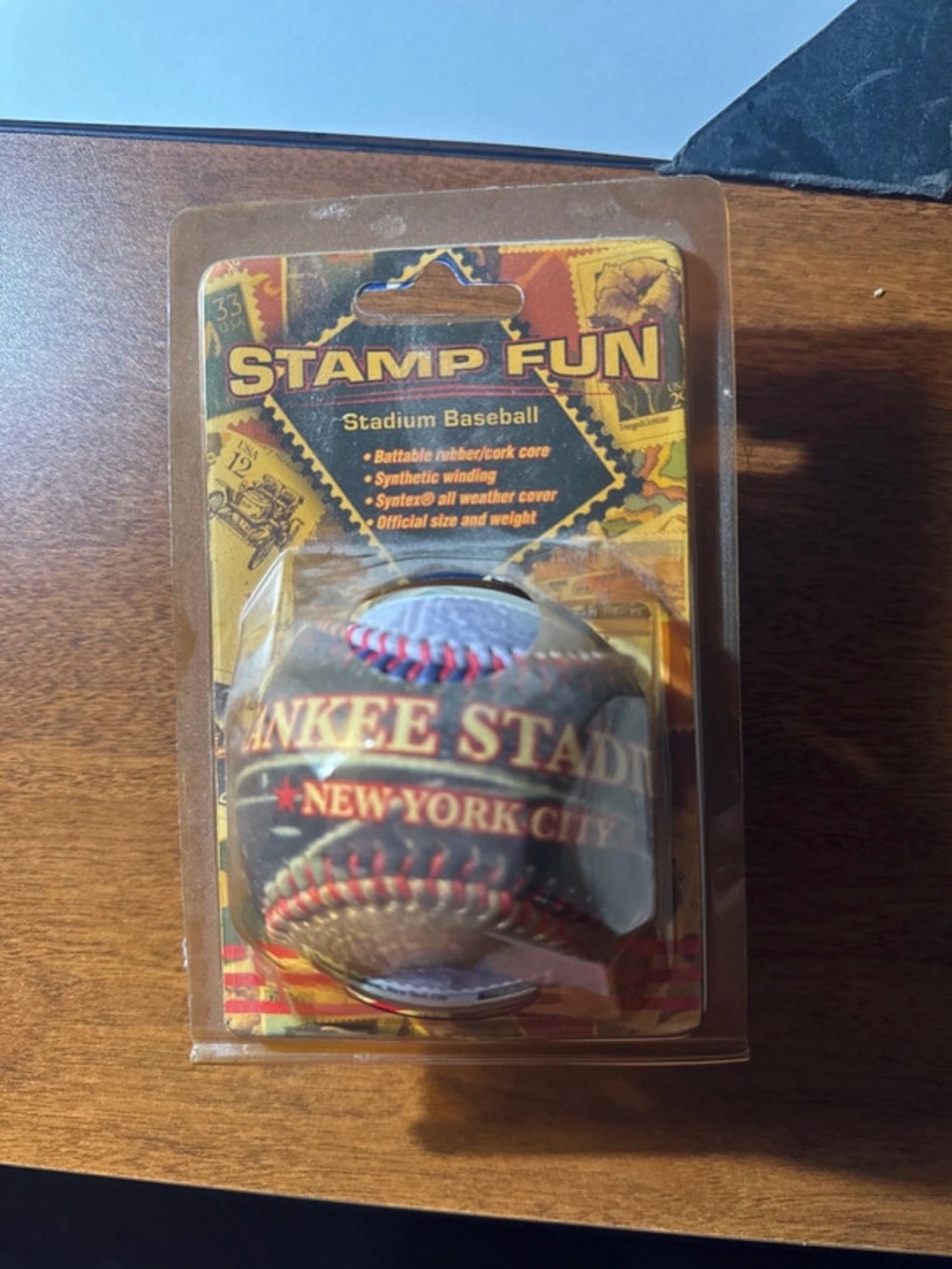 Yankee Stadium Stamp Fun Collectors Baseball - Brown / Red